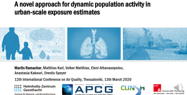 Estimates of population exposure at the air pollution levels in Athens: a collaborative work of APCG and researchers from the Helmholtz Center
