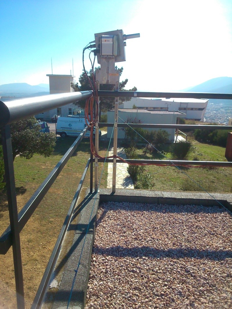 MAX-DOAS atmospheric station in Penteli
